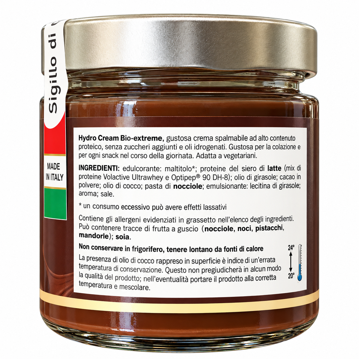 HYDRO CREAM BIO-EXTREME – CREMA PROTEICA GIANDUIA 380 G