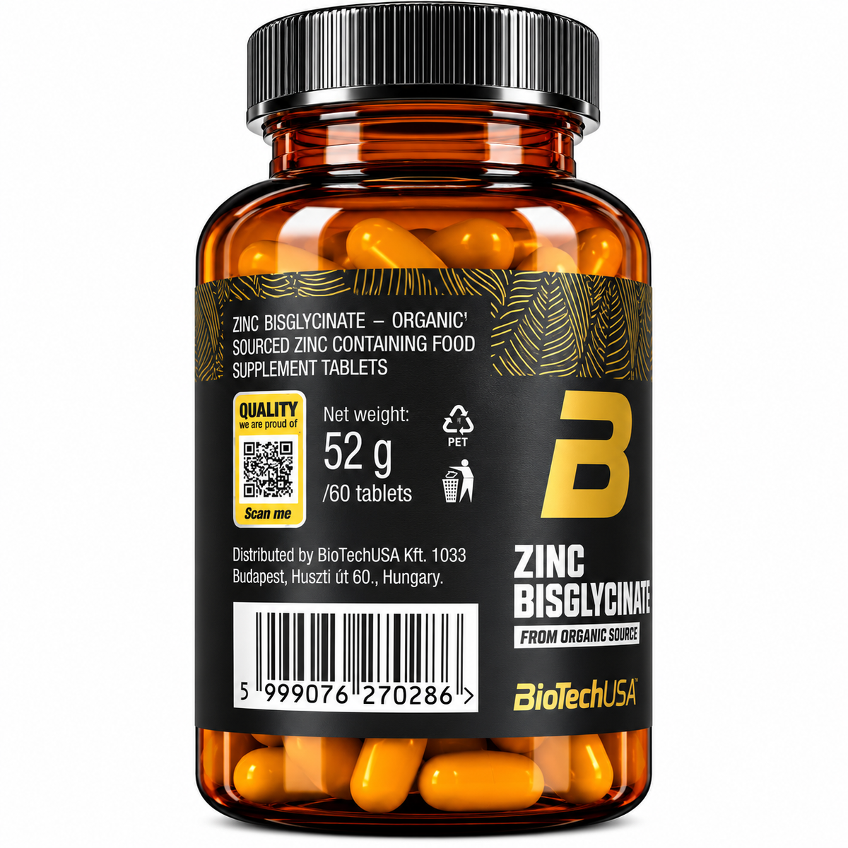 ZINCO BISGLICINATO BIOTECHUSA – 60 COMPRESSE