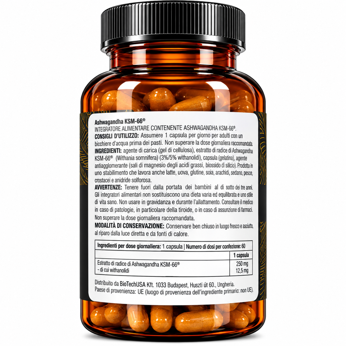 ASHWAGANDHA KSM-66® 60 CAPSULE – BIOTECHUSA