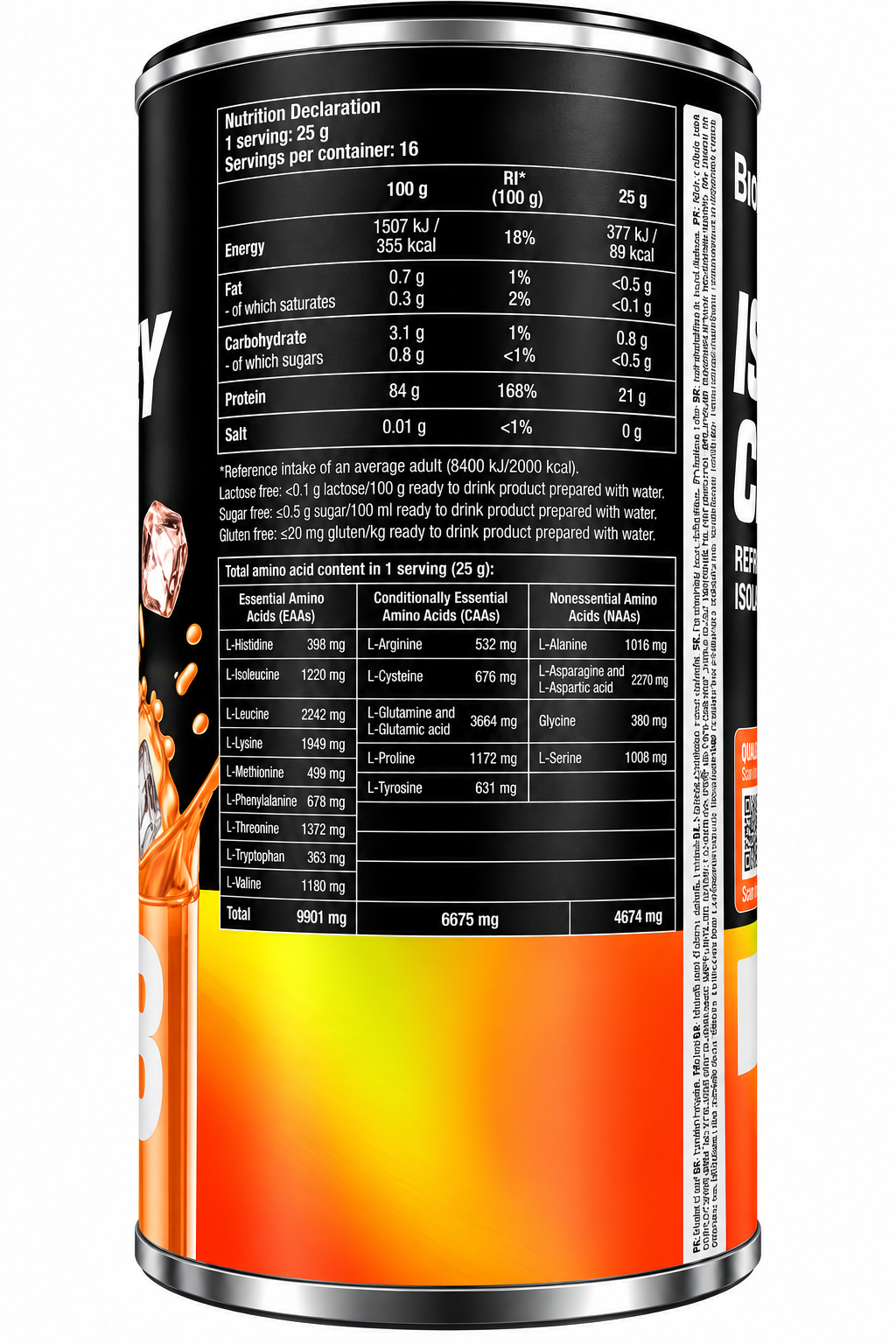 BIOTECHUSA ISO WHEY CLEAR – PEACH ICE TEA – 400 G