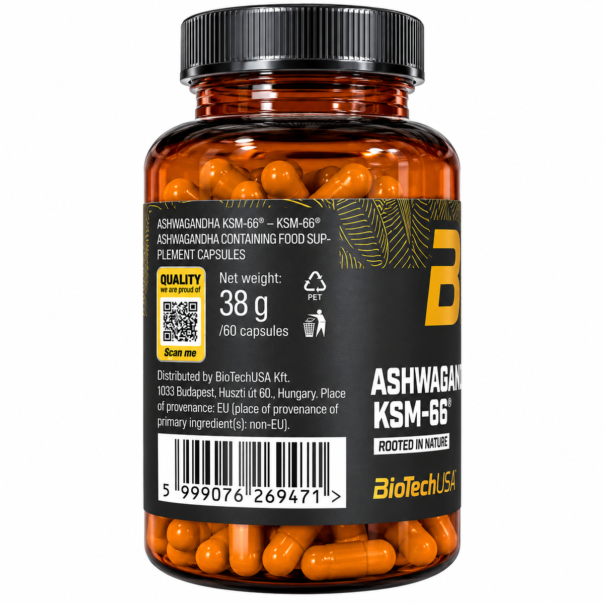 ASHWAGANDHA KSM-66® 60 CAPSULE – BIOTECHUSA