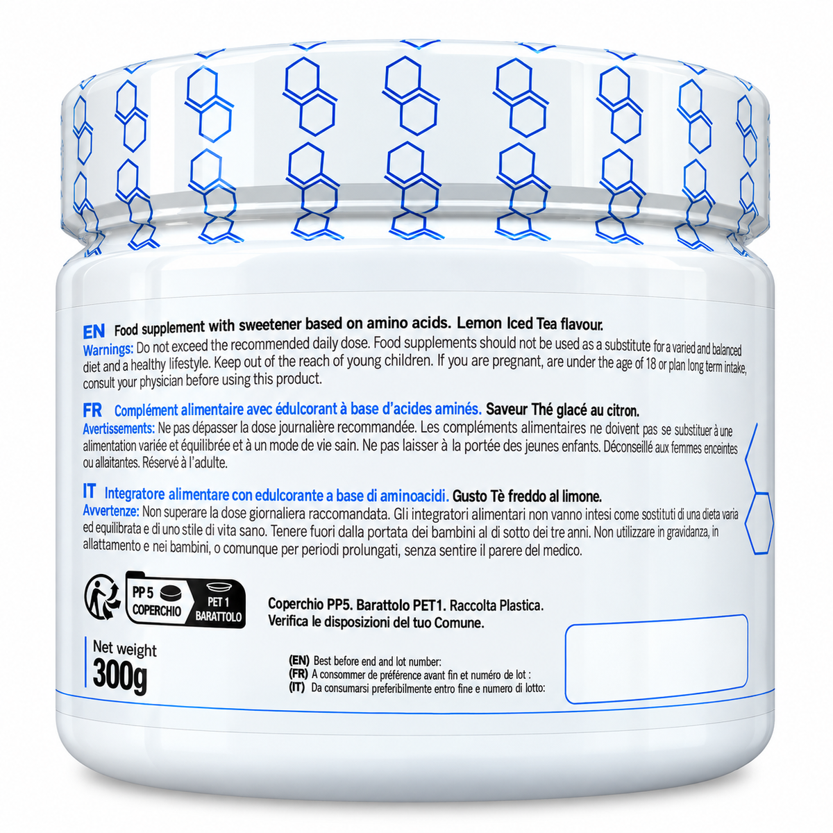 BCAA 8:1:1 PHARMA PURE – LEMON ICED TEA 300 G