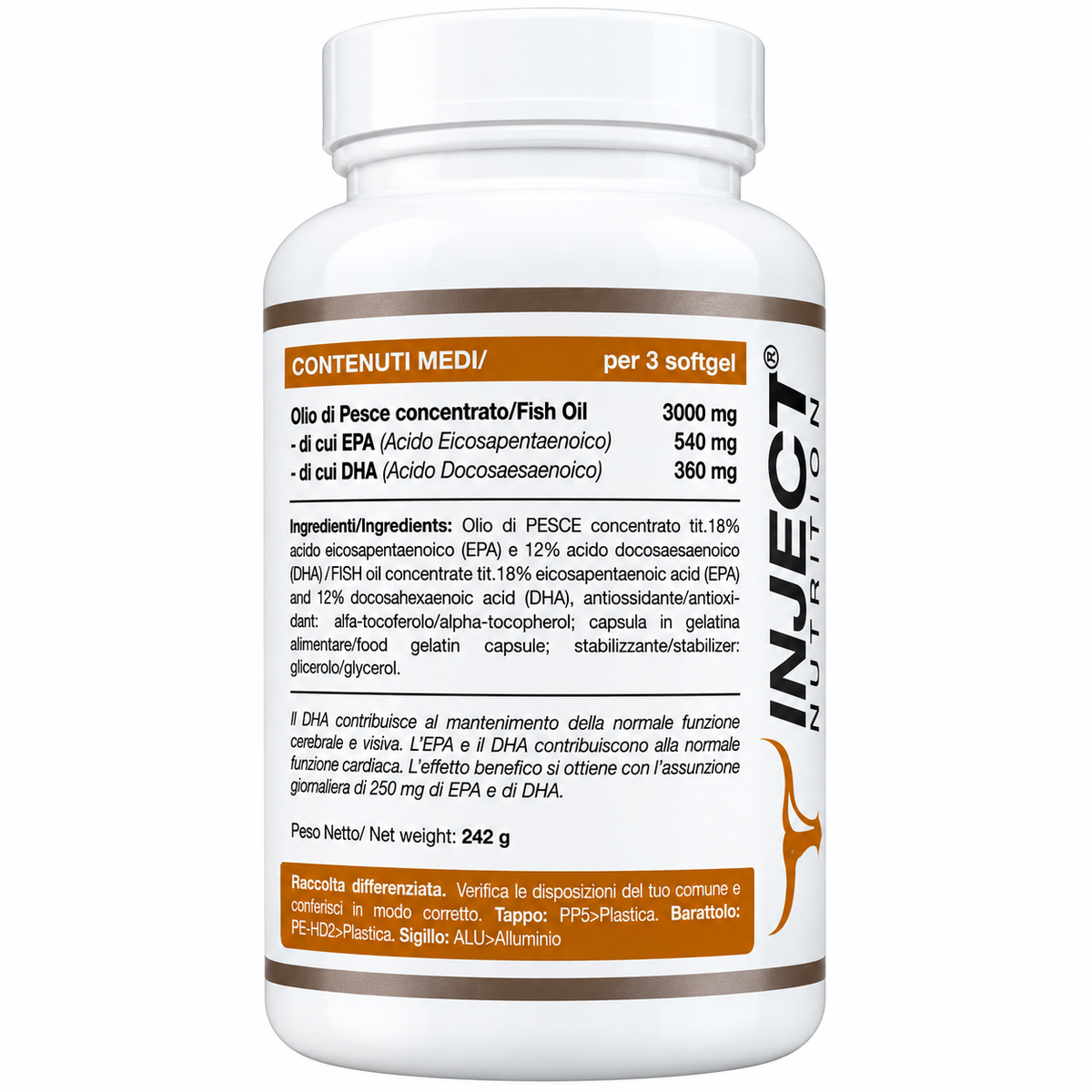 OMEGA 3 EPA-DHA – INJECT NUTRITION
