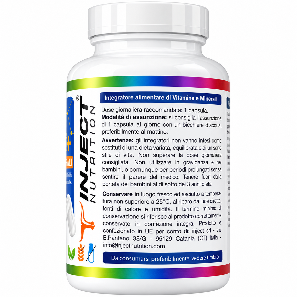 MULTI+ – MULTIVITAMINICO E MULTIMINERALE | 13 Vitamine + 8 Minerali