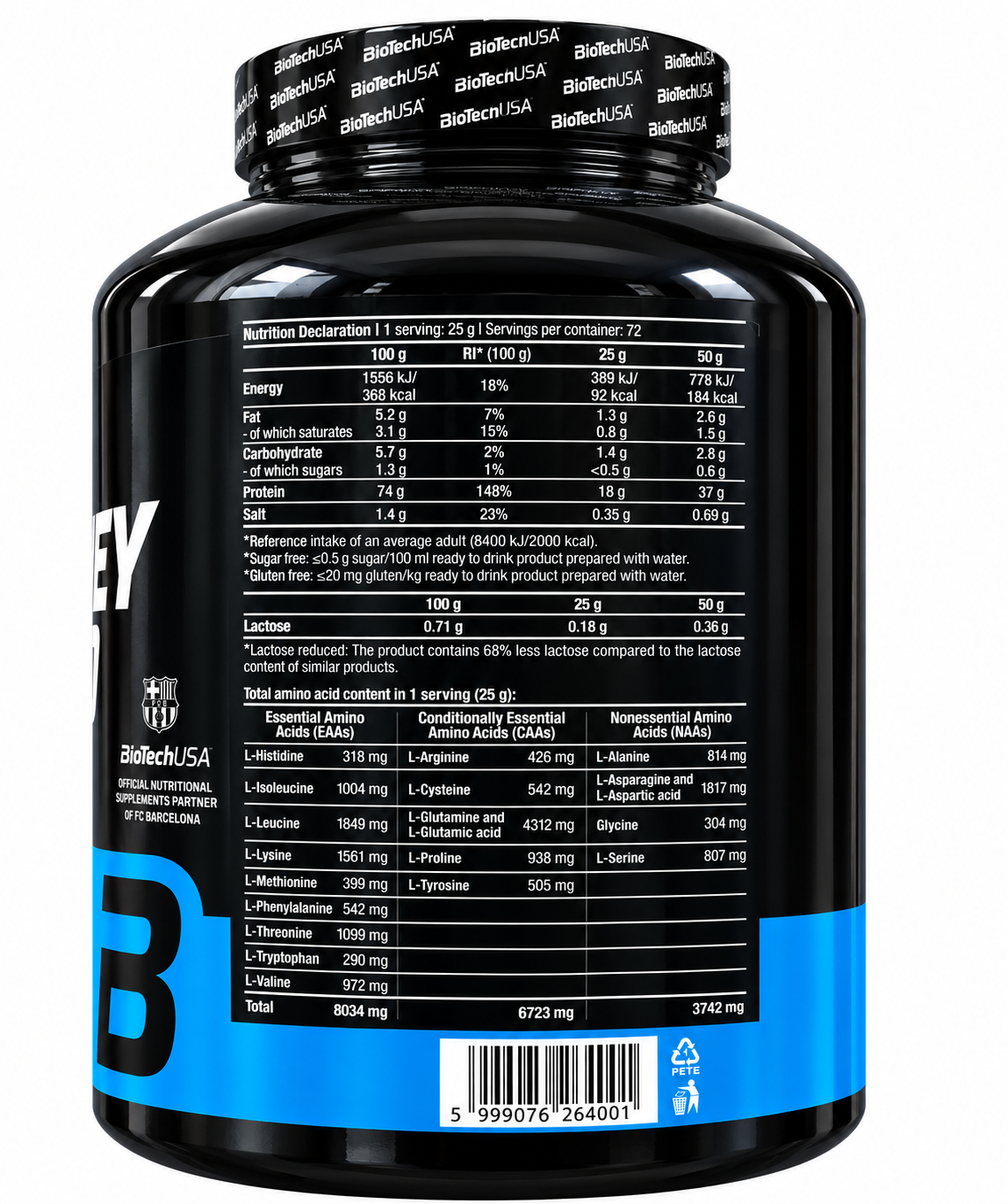 ISO WHEY ZERO  1816 G BIOTECHUSA