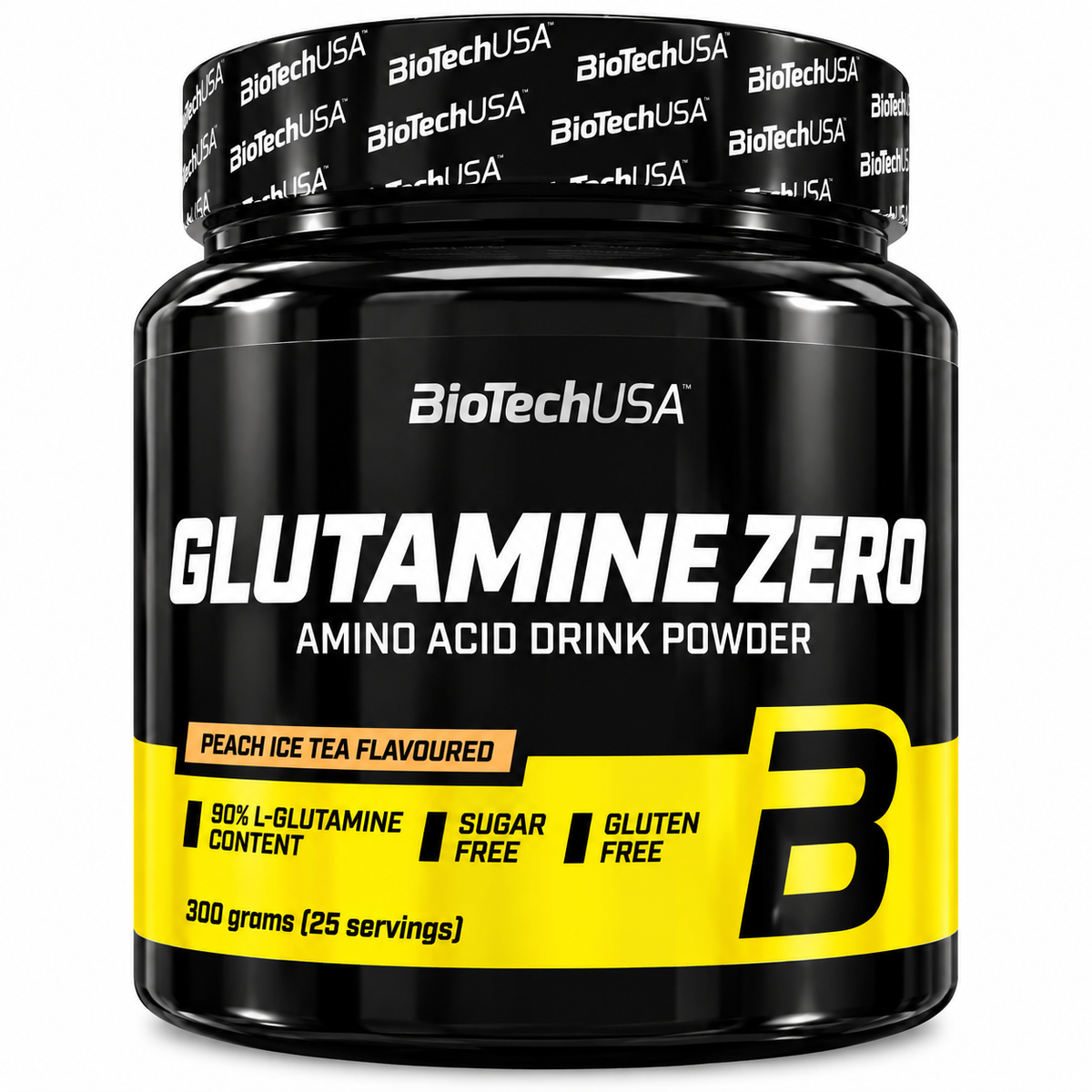 BIOTECHUSA GLUTAMINE ZERO 300 G – INTEGRATORE DI L-GLUTAMMINA IN POLVERE