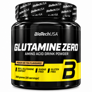 BIOTECHUSA GLUTAMINE ZERO 300 G – INTEGRATORE DI L-GLUTAMMINA IN POLVERE