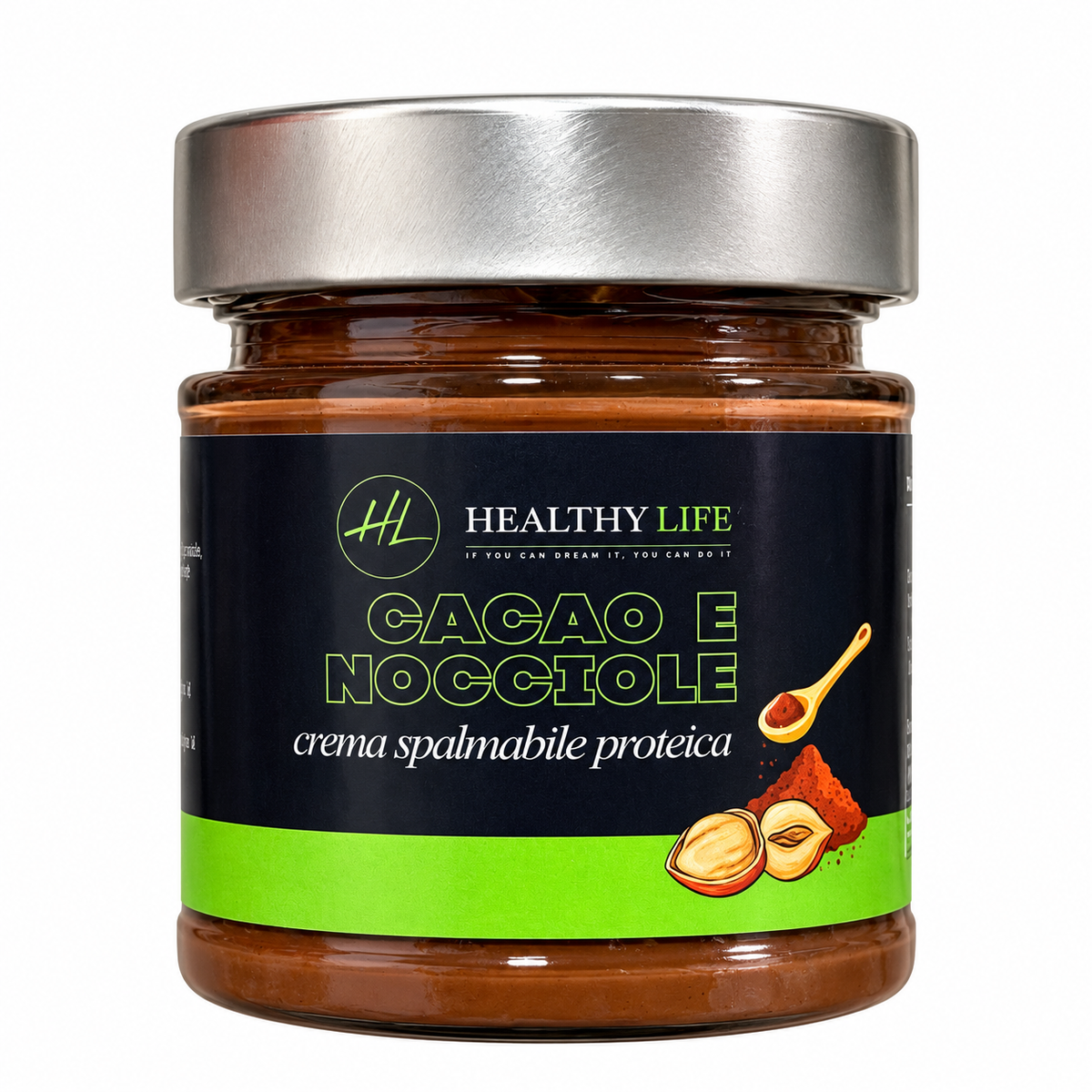 CREMA SPALMABILE PROTEICA CACAO E NOCCIOLE 200 G