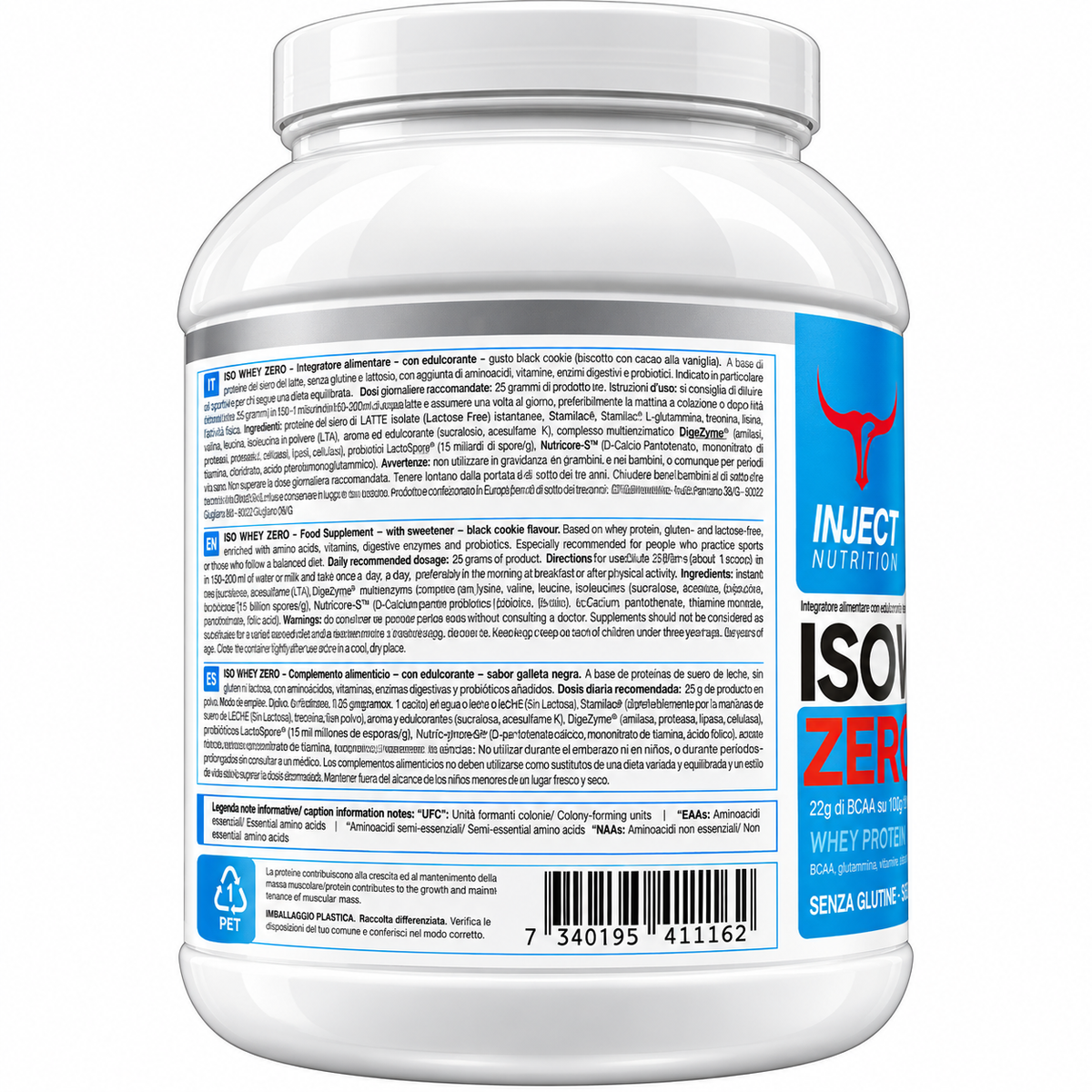 ISO WHEY ZERO STAMILAC™ NUTRICORE-5™ 800 G – INJECT NUTRITION
