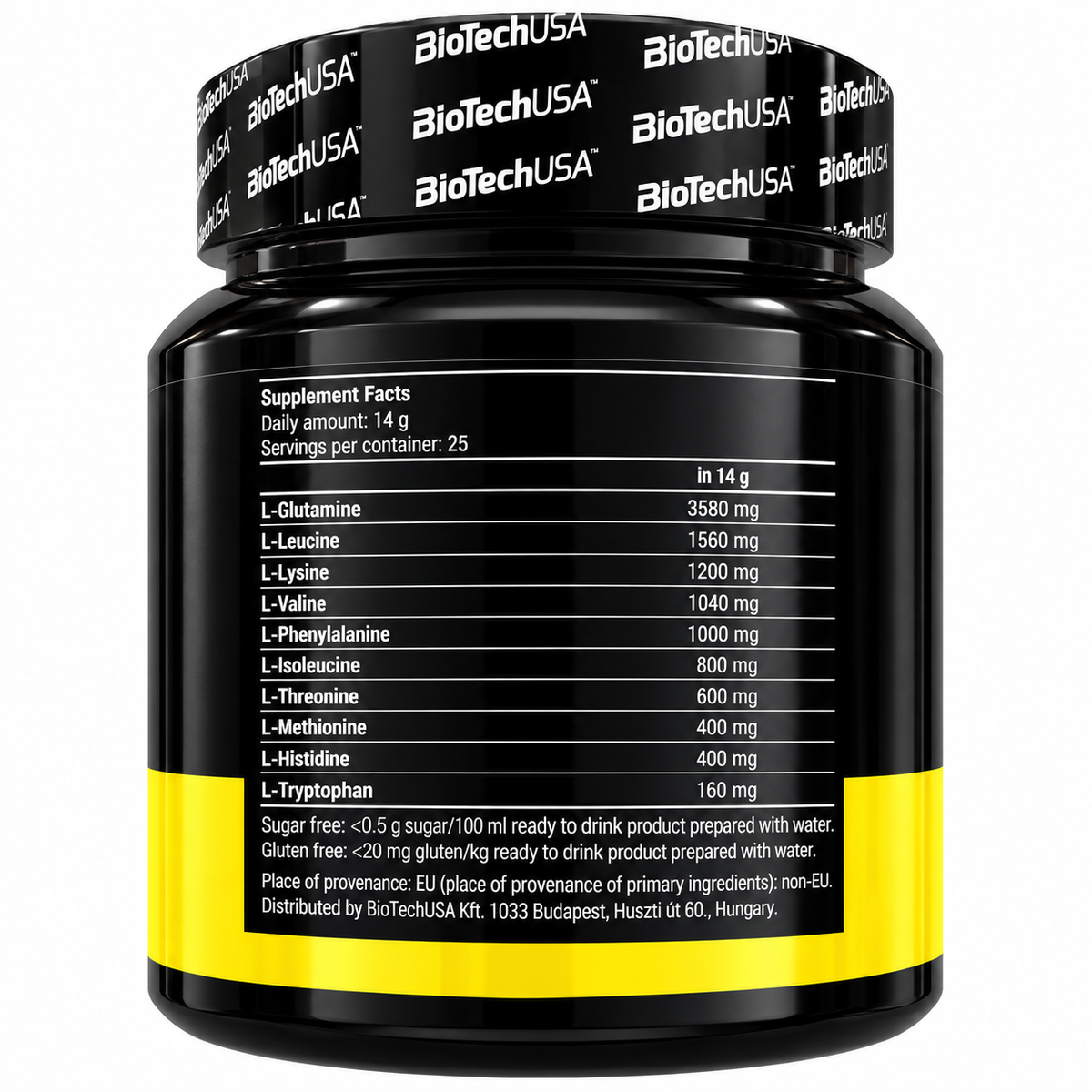 EAA ZERO 350 G – AMINOACIDI ESSENZIALI CON L-GLUTAMMINA | BIOTECHUSA