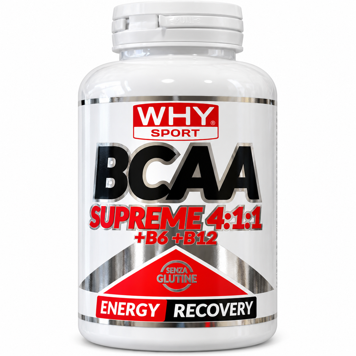 WHY SPORT BCAA SUPREME 4:1:1 + B6 + B12 – 200 COMPRESSE