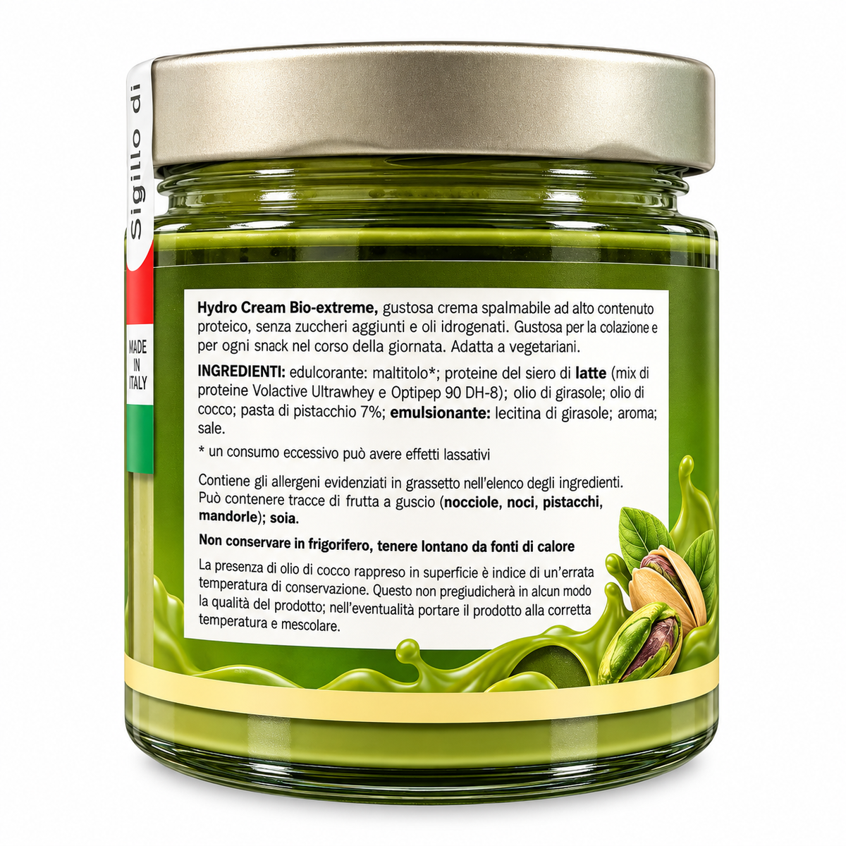 HYDRO CREAM BIO-EXTREME – CREMA PROTEICA AL PISTACCHIO 380 G