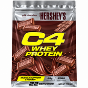 C4 WHEY PROTEIN HERSHEY’S MILK CHOCOLATE 770 G – 25 G DI PROTEINE