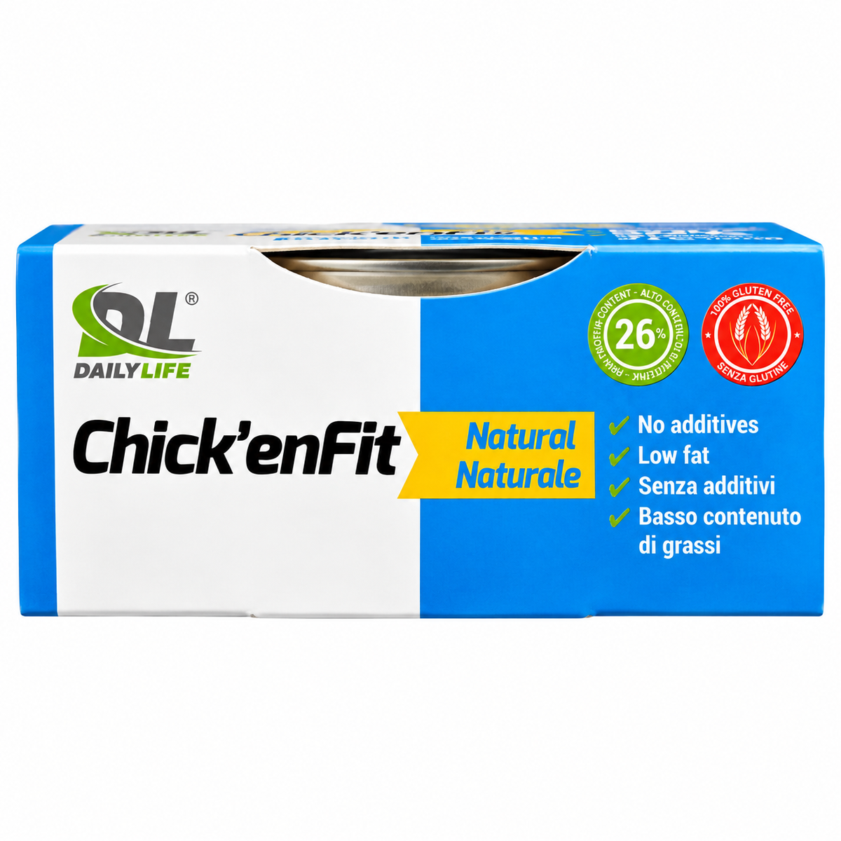 DAILY LIFE CHICK’ENFIT NATURAL 155 G – PETTO DI POLLO AL NATURALE AD ALTO CONTENUTO PROTEICO