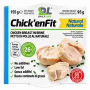 DAILY LIFE CHICK’ENFIT NATURAL 155 G – PETTO DI POLLO AL NATURALE AD ALTO CONTENUTO PROTEICO