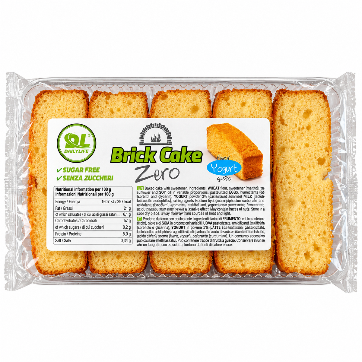 BRICK CAKE ZERO YOGURT – SENZA ZUCCHERI 190 G