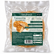 FOCACCINA KETO BEWHEAT 65 G – FOCACCINA ARTIGIANALE LOW CARB RICCA DI FIBRE E PROTEINE