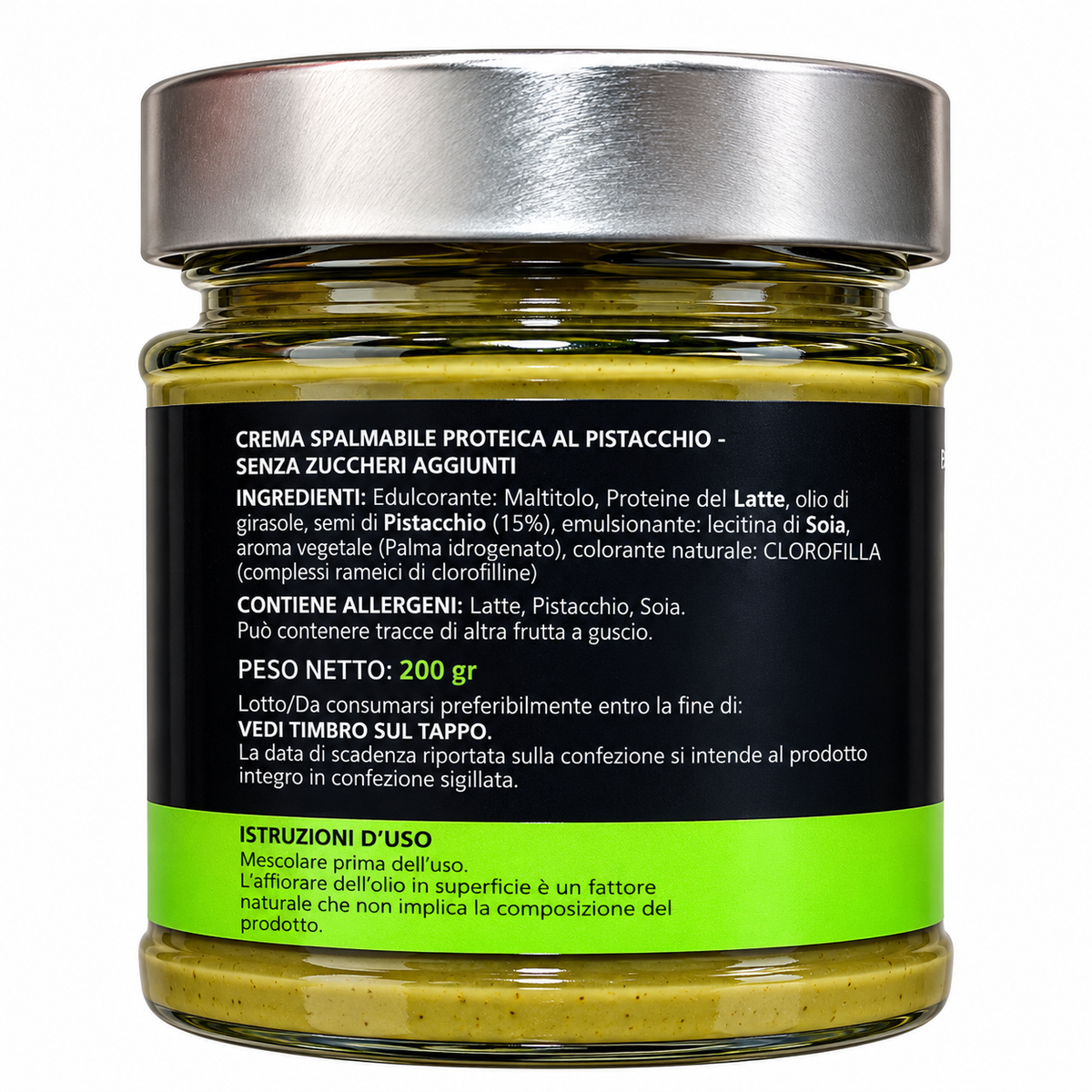 CREMA PROTEICA AL PISTACCHIO 200 G – HEALTHY LIFE