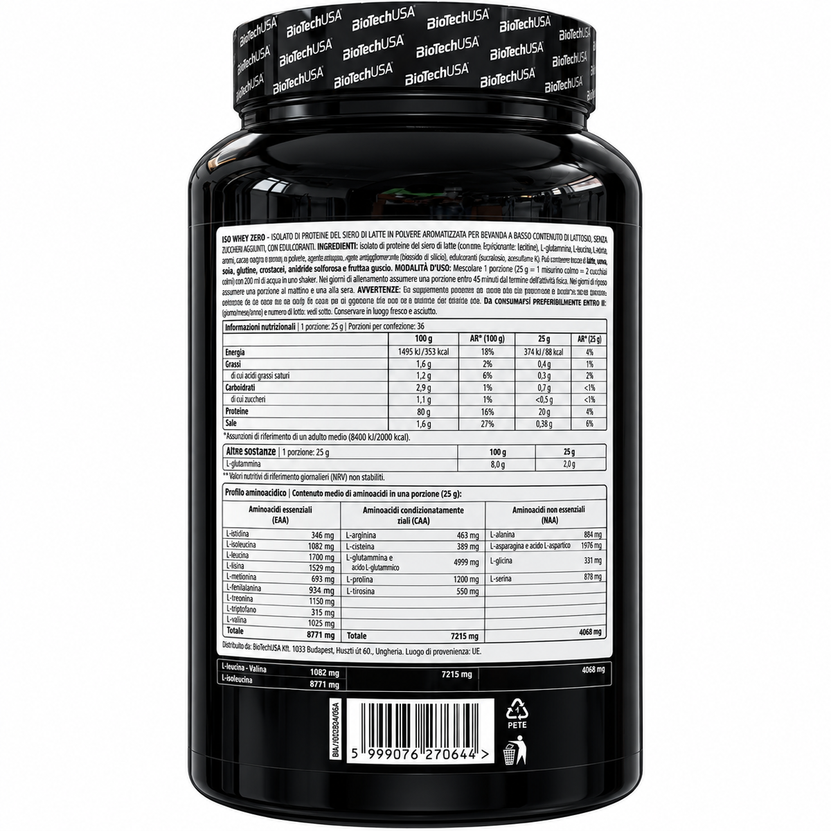ISO WHEY ZERO – COLLECTOR’S EDITION – DUBAI CHOCOLATE – 908 G