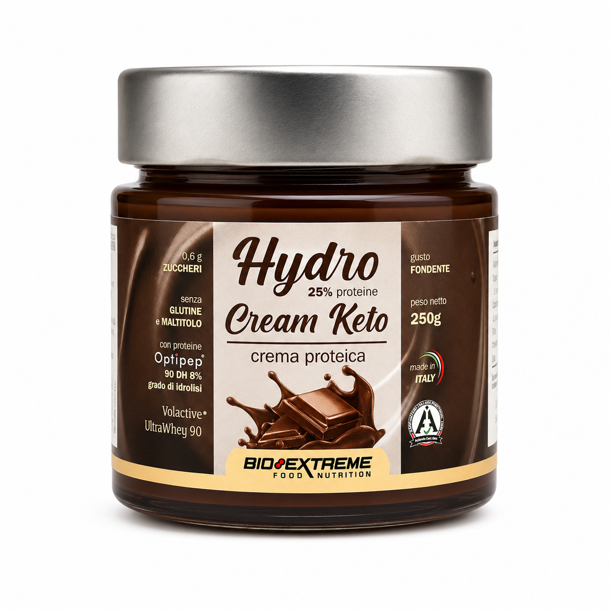 HYDRO CREAM KETO – Crema Proteica Fondente