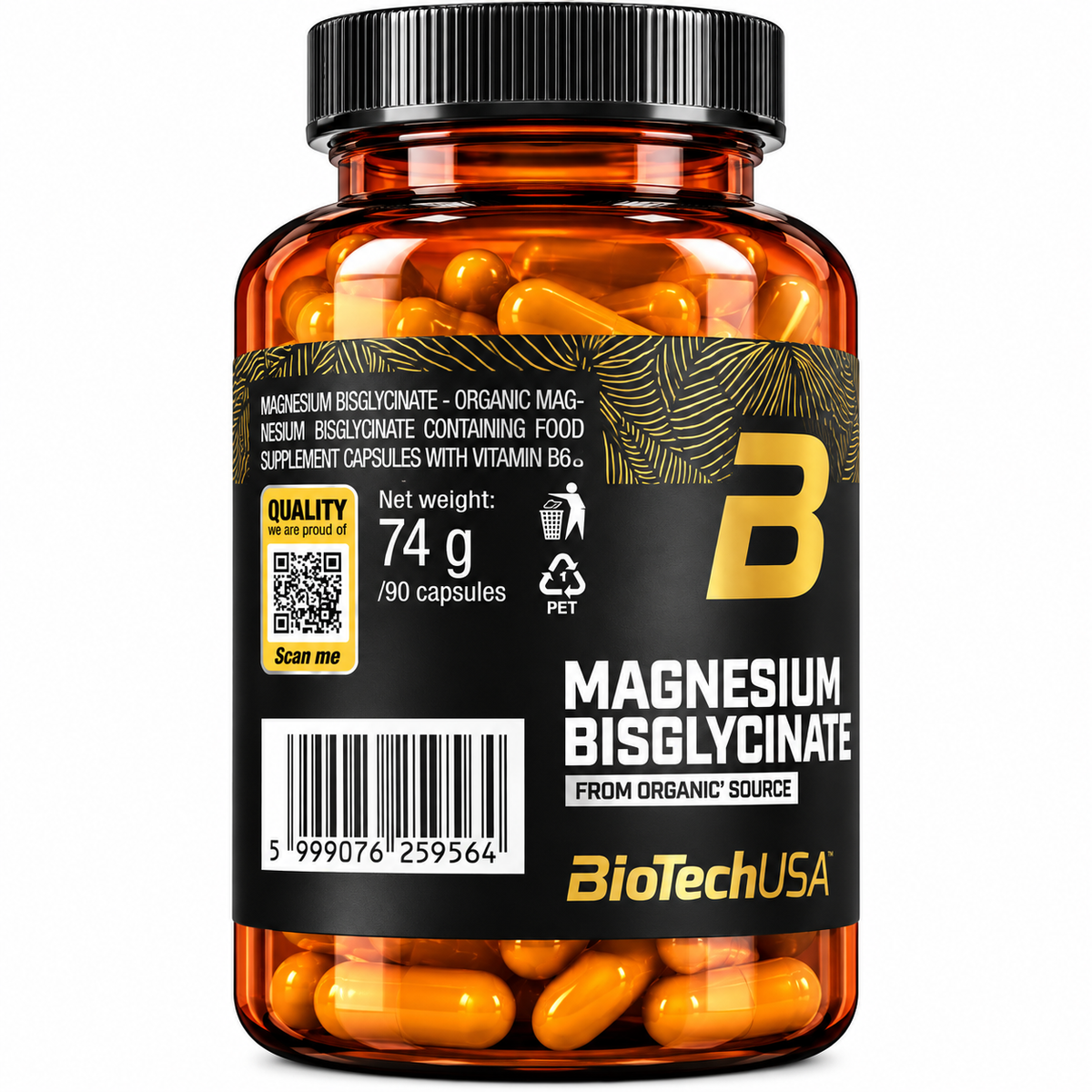 MAGNESIUM BISGLYCINATE 90 CAPSULE – BIOTECHUSA
