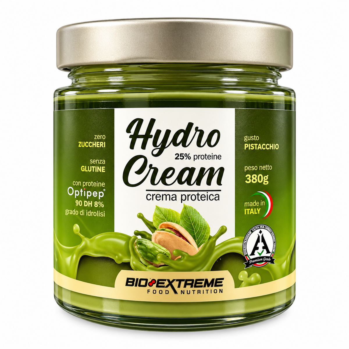 HYDRO CREAM BIO-EXTREME – CREMA PROTEICA AL PISTACCHIO 380 G