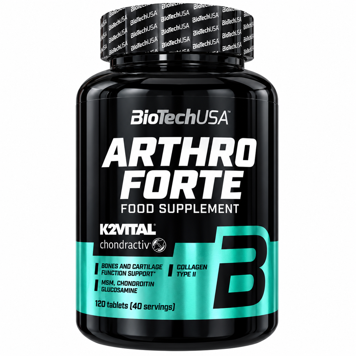ARTHRO FORTE 120 COMPRESSE – BIOTECHUSA | GLUCOSAMINA, CONDROITINA, MSM E COLLAGENE