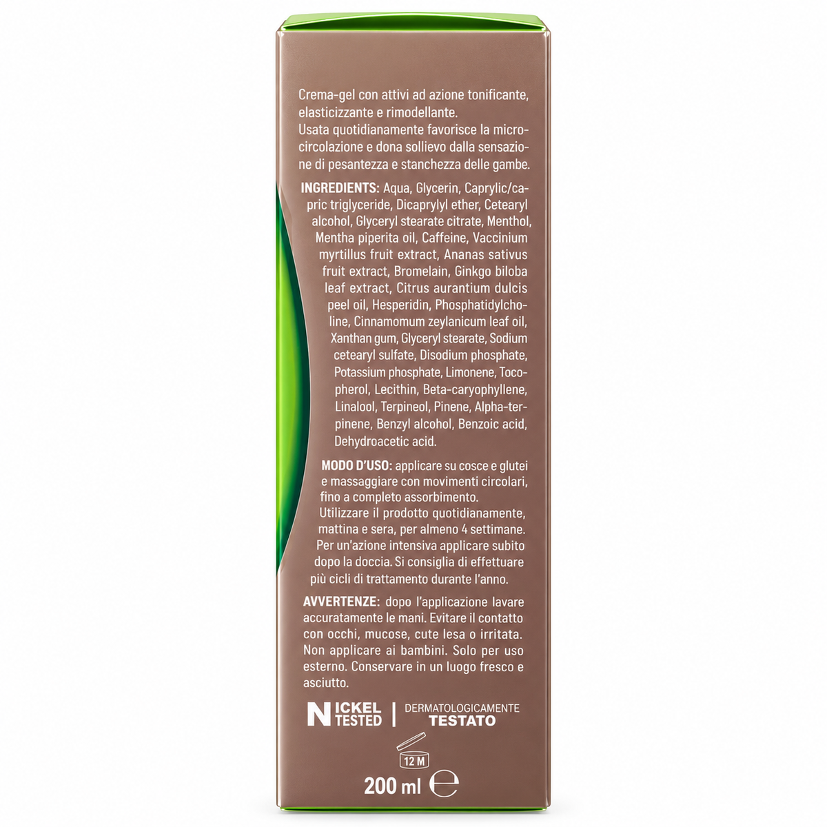 CELITE COSCE E GLUTEI 200 ML WHY – CREMA-GEL CORPO CON FOSFATIDILCOLINA, CAFFEINA E BROMELINA