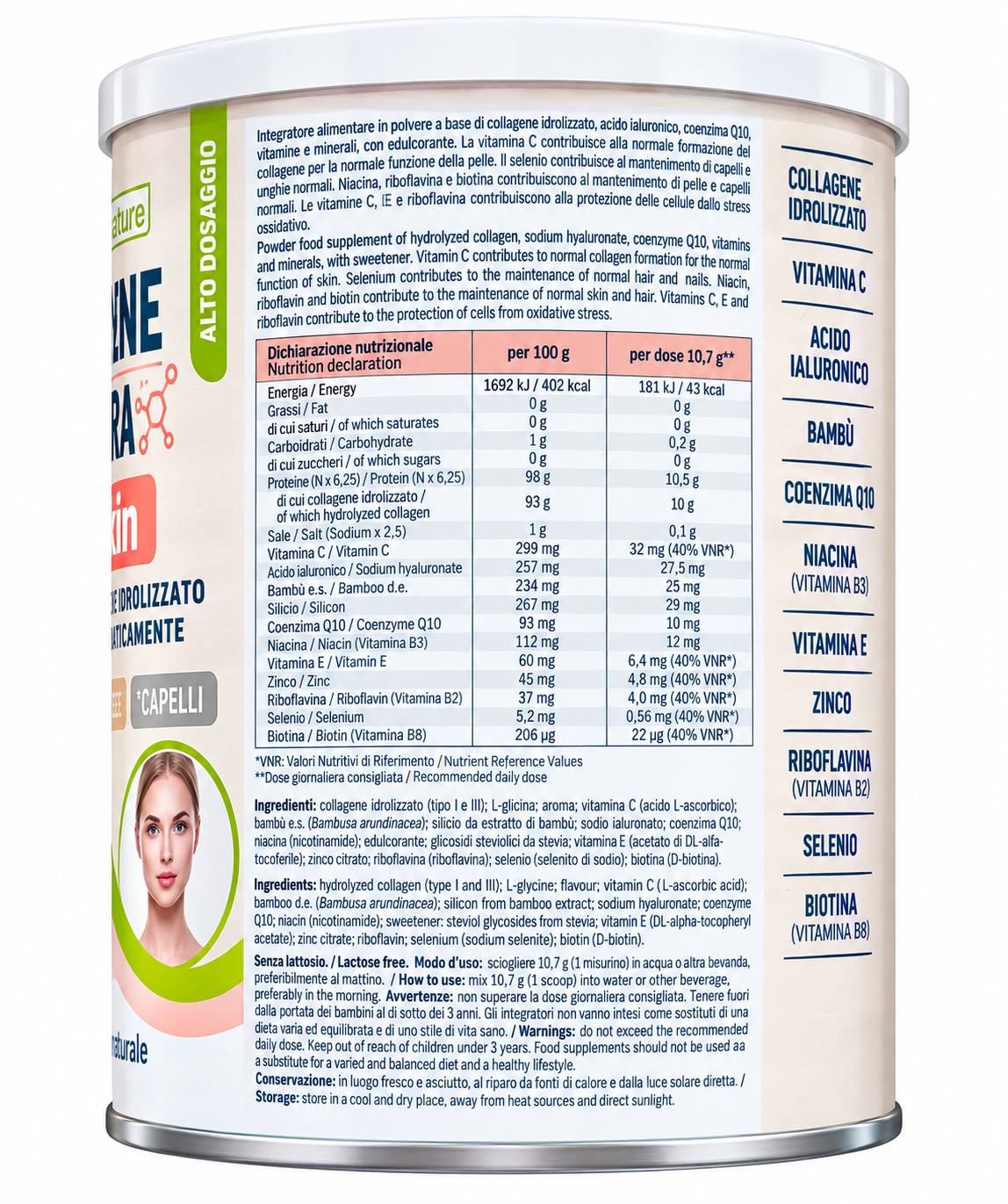 COLLAGENE RIGENERA SKIN FRUTTI DI BOSCO 321 g