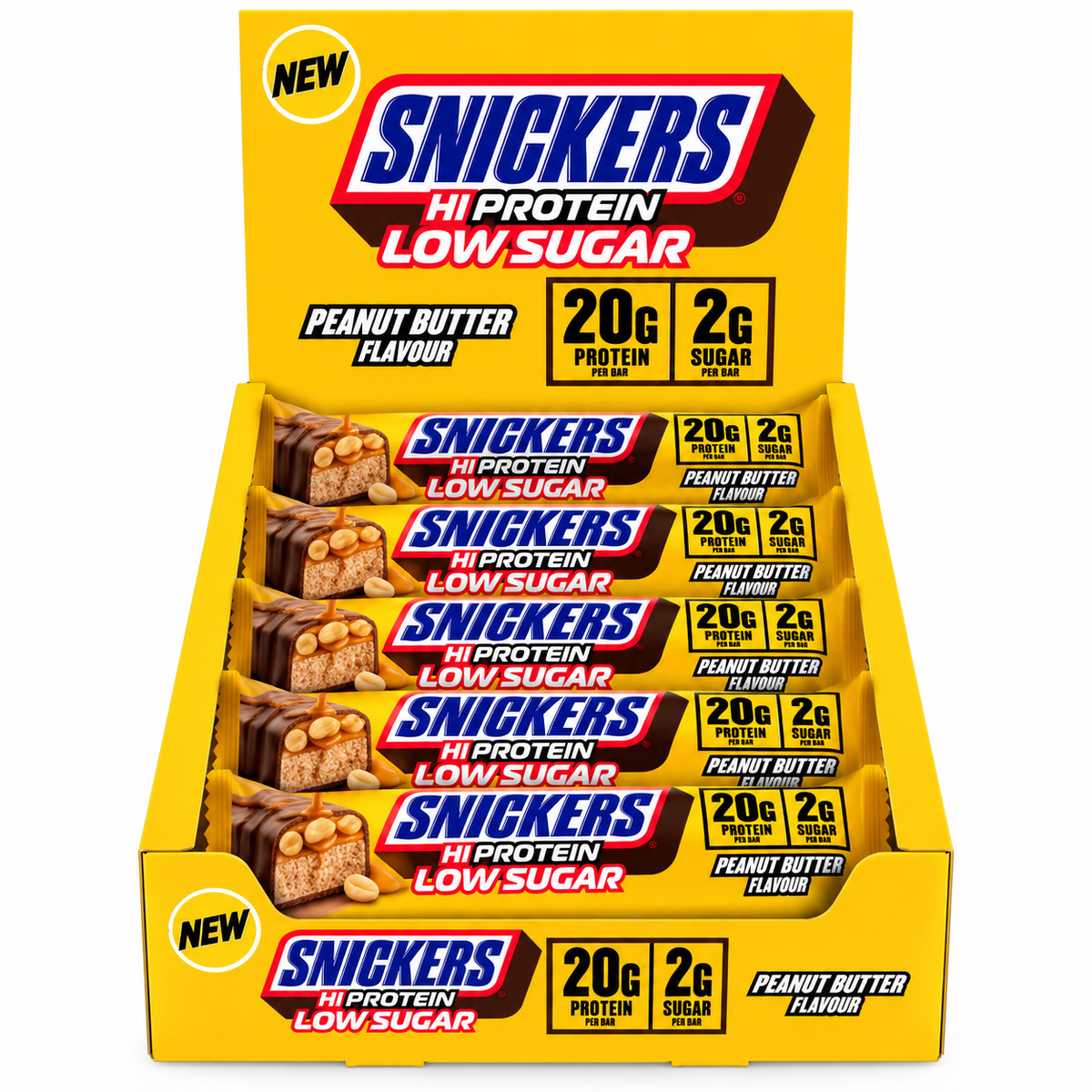 SNICKERS HI PROTEIN LOW SUGAR 57 G – PEANUT BUTTER