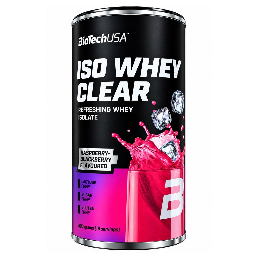 BIOTECHUSA ISO WHEY CLEAR – RASPBERRY & BLACKBERRY – 400 G