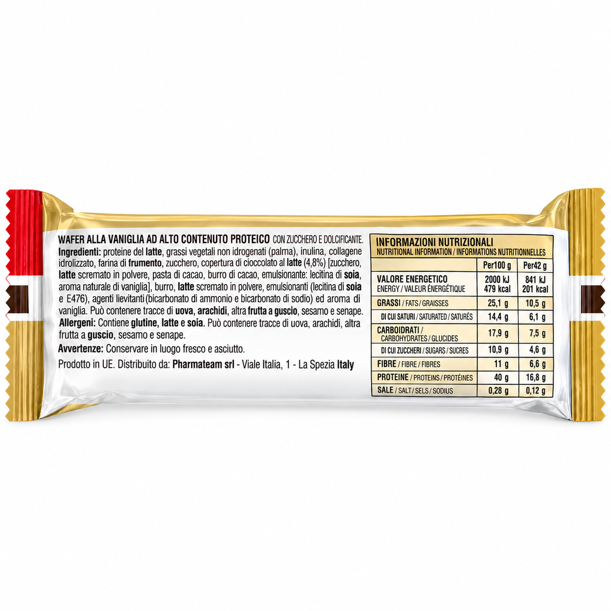 WAFER PROTEICO KETO FRIENDLY 42 G – PRONUTRITION