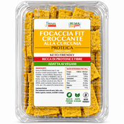 FOCACCIA FIT CROCCANTE PROTEICA CURCUMA 150 G – RIMA BENESSERE