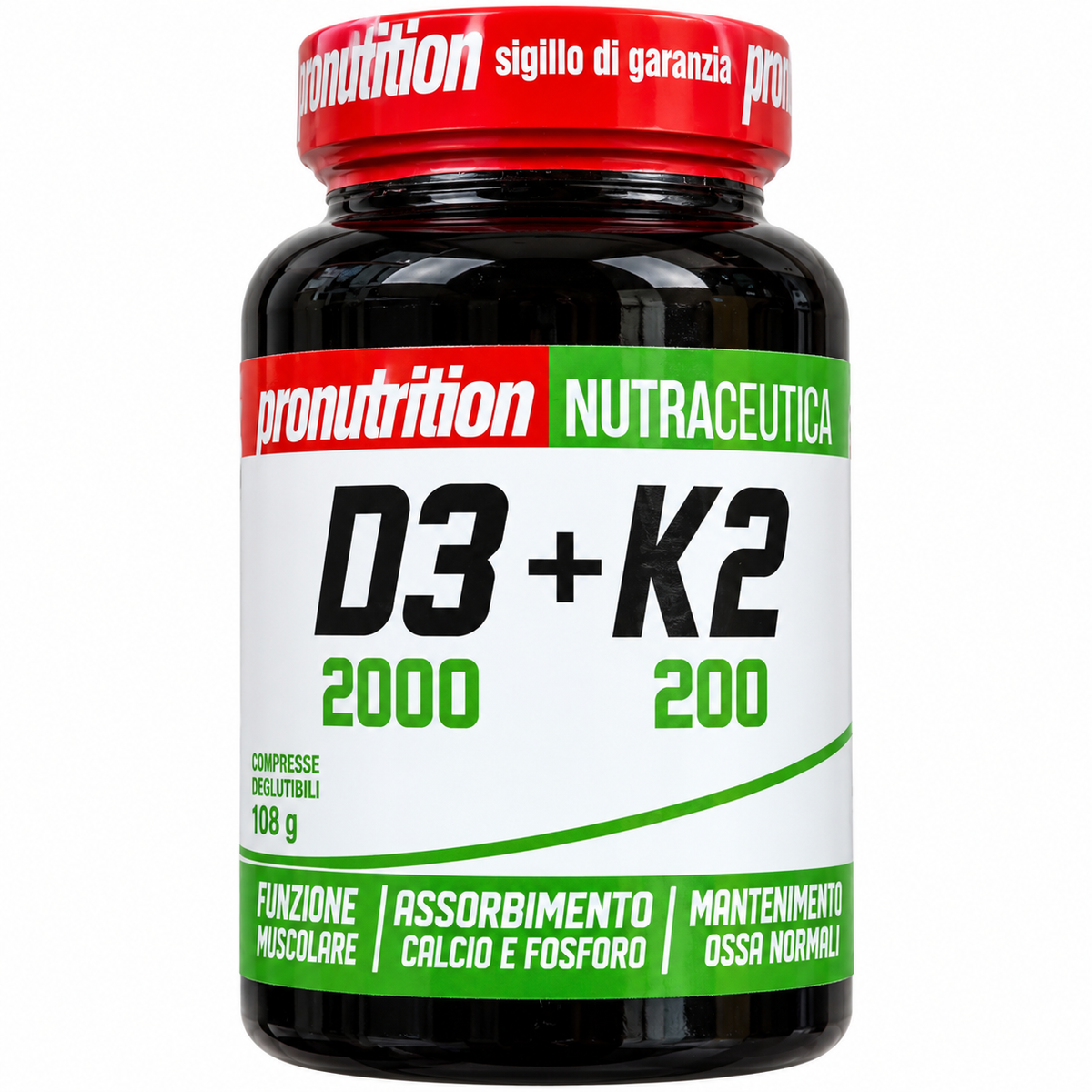 VITAMINA D3 + K2 2000 UI + 200 µG – 120 COMPRESSE PRONUTRITION