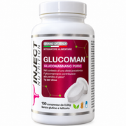 GLUCOMAN – GLUCOMANNANO PURO 100 COMPRESSE INJECT NUTRITION