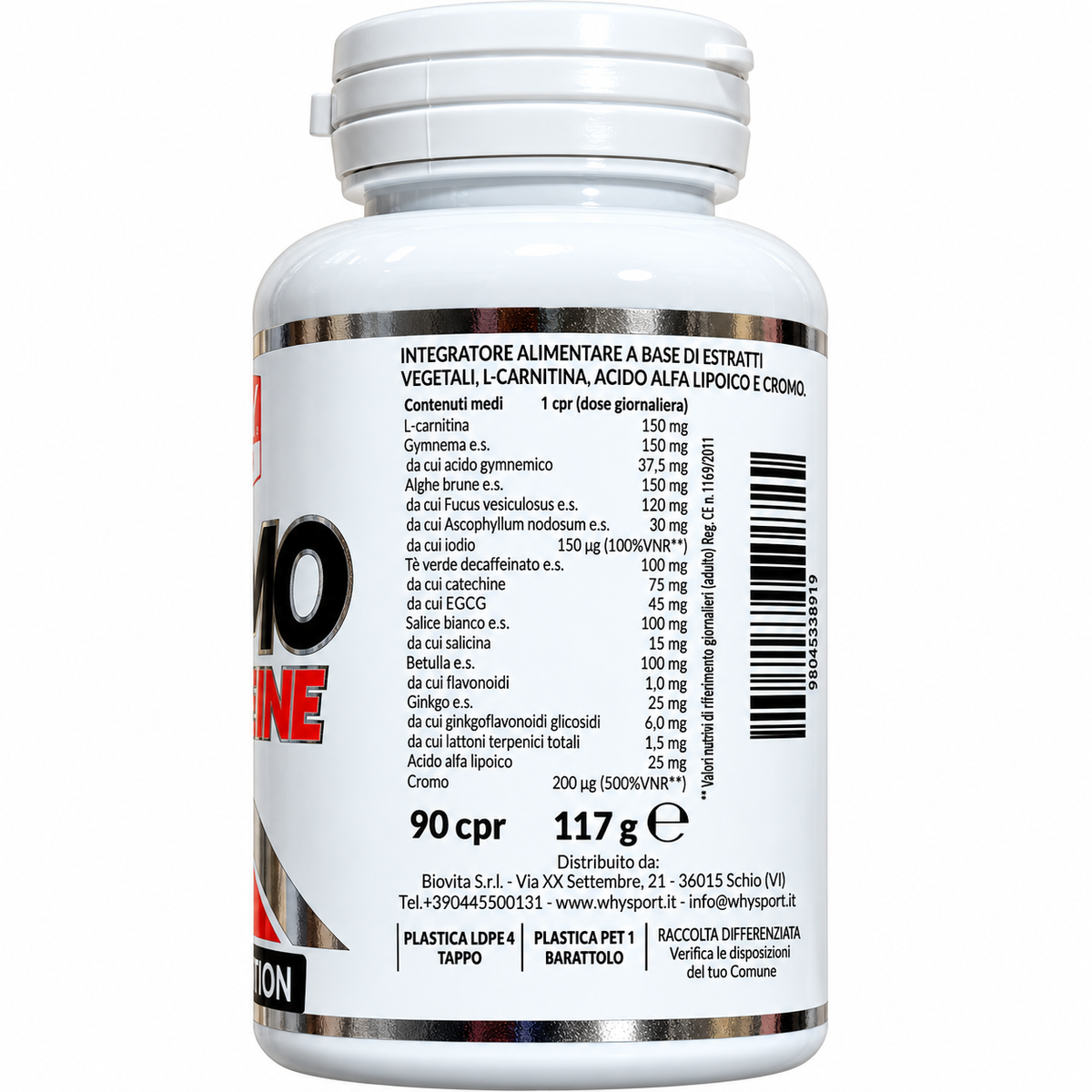 WHY SPORT THERMO NO CAFFEINE – 90 COMPRESSE