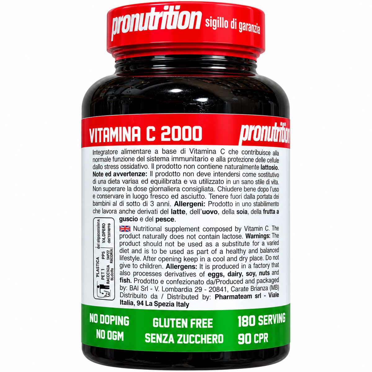 PRONUTRITION VITAMINA C 2000 – 90 COMPRESSE
