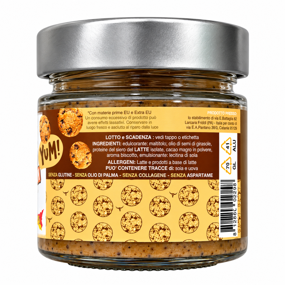 CREMA PROTEICA ZERO CREAM AL GUSTO BISCOTTONE – 250 G INJECT NUTRITION