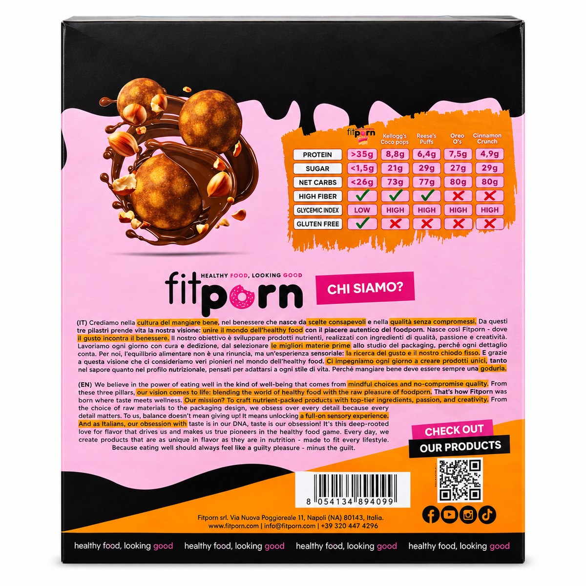 CEREALI PROTEICI FITPORN 240 G