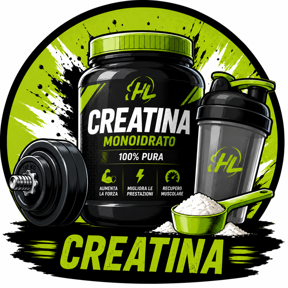 Creatina e pre workout
