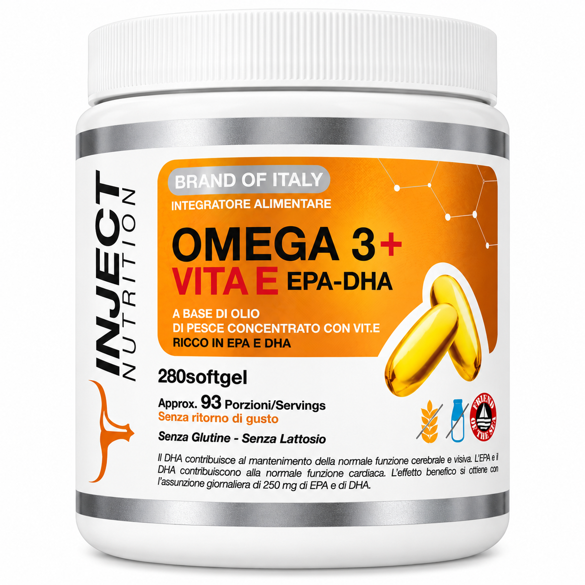 OMEGA 3 + VITA E EPA-DHA – INJECT NUTRITION 280 SOFTGEL