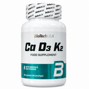 BIOTECHUSA CA D3 K2 – CALCIO, VITAMINA D3 E VITAMINA K2 – 90 CAPSULE