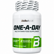 BIOTECHUSA ONE-A-DAY – MULTIVITAMINICO CON CALCIO E L-METILFOLATO – 100 COMPRESSE