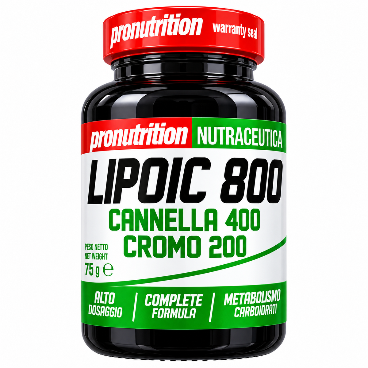 PRONUTRITION LIPOIC 800 PRONUTRITION – ACIDO ALFA LIPOICO, CANNELLA E CROMO – 60 COMPRESSE