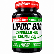 PRONUTRITION LIPOIC 800 PRONUTRITION – ACIDO ALFA LIPOICO, CANNELLA E CROMO – 60 COMPRESSE