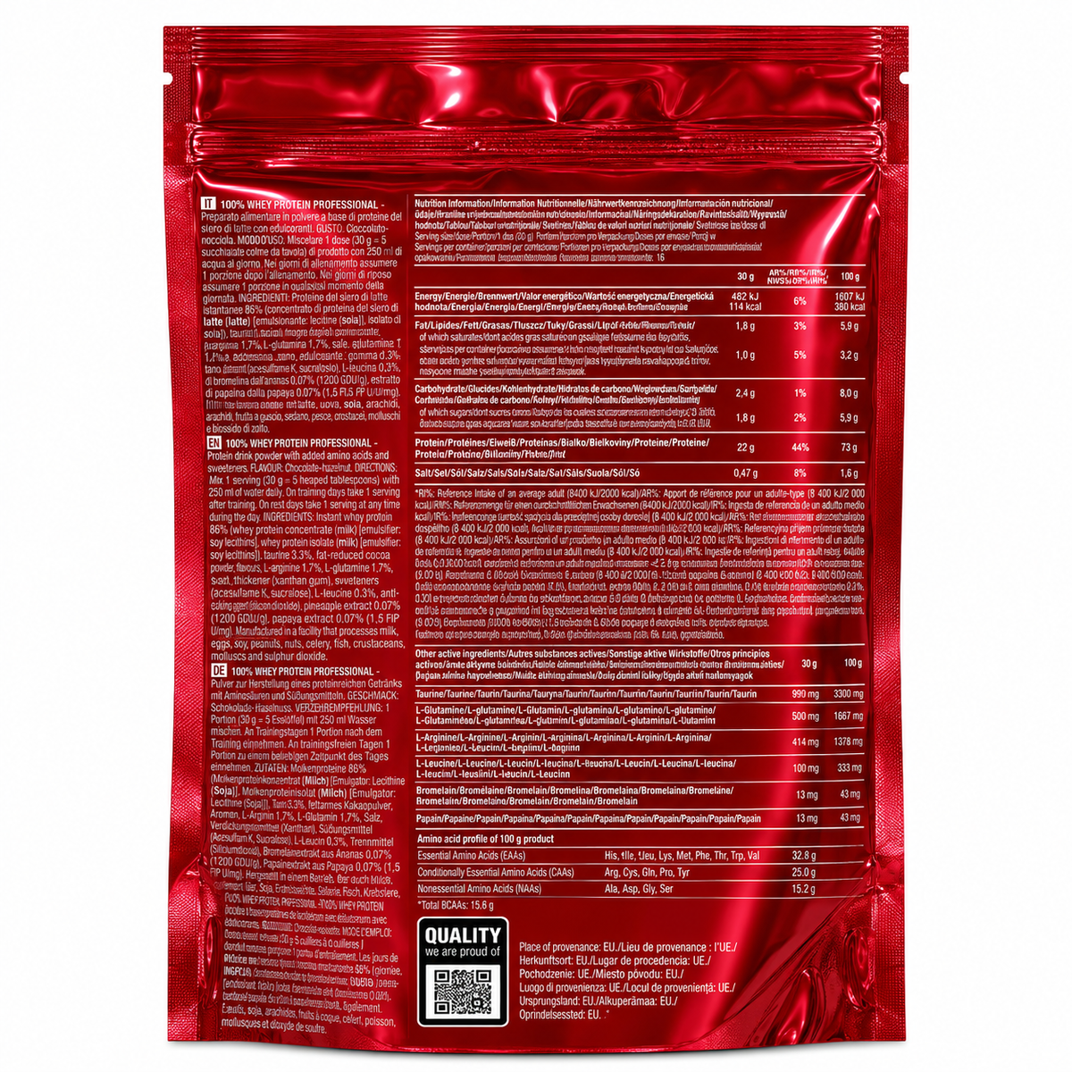 SCITEC NUTRITION 100% WHEY PROTEIN PROFESSIONAL – 500 G