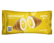 CROISSANT KETO RIPIENO DI CREMA PASTICCIERA 50 G FEELINGOK