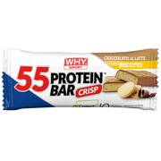 55 PROTEIN BAR 55 g CIOCCOLATO AL LATTE-BISCOTTO