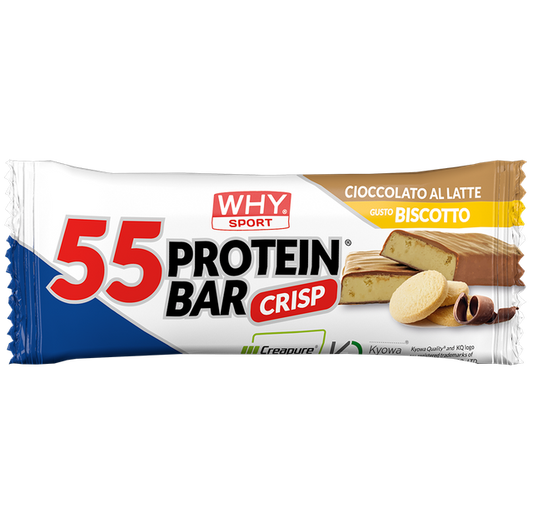 55 PROTEIN BAR 55 g CIOCCOLATO AL LATTE-BISCOTTO