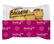 BISCOTTINI ALLA MANDORLA E GRANELLA DI NOCCIOLA+PROTEIN FEELINGOK